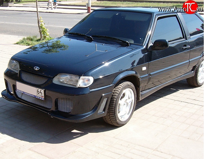 3 099 р. Передний бампер M-VRS Лада 2113 (2004-2013) (Неокрашенный)  с доставкой в г. Кемерово
