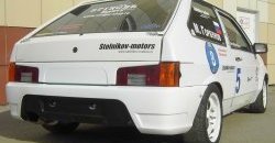 649 р. Накладка на задний номер Evo Лада 2114 (2001-2014) (Неокрашенная)  с доставкой в г. Кемерово. Увеличить фотографию 2