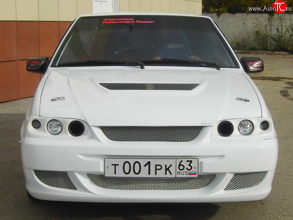 4 149 р. Передний бампер Evo Лада 2113 (2004-2013) (Неокрашенный)  с доставкой в г. Кемерово