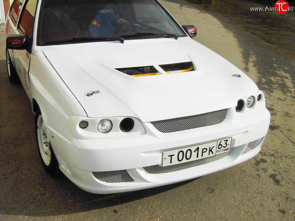 6 349 р. Пластиковый капот Evo Лада 2114 (2001-2014) (Неокрашенный)  с доставкой в г. Кемерово