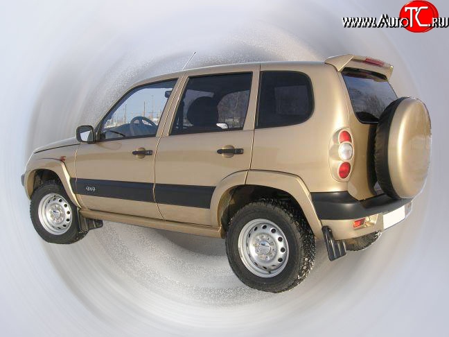 2 049 р. Арки крыльев Кураж 3  Chevrolet Niva  2123 (2002-2008), Лада 2123 (Нива Шевроле) (2002-2008) (Неокрашенные)  с доставкой в г. Кемерово