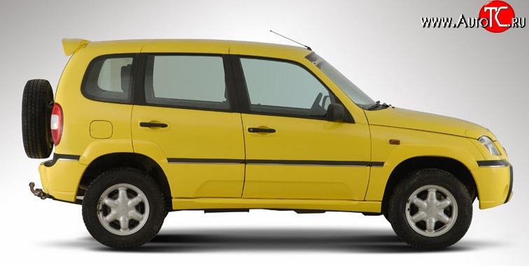 2 149 р. Пороги накладки Ниагара Chevrolet Niva 2123 дорестайлинг (2002-2008) (Неокрашенные)  с доставкой в г. Кемерово