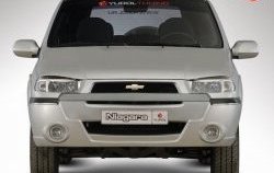4 799 р. Передний бампер Ниагара 2 Chevrolet Niva 2123 дорестайлинг (2002-2008) (Неокрашенный)  с доставкой в г. Кемерово. Увеличить фотографию 3