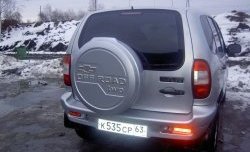 3 399 р. Бокс запасного колеса Off-Road  Chevrolet Niva  2123 (2009-2020), Лада 2123 (Нива Шевроле) (2002-2021), Лада Нива Трэвел (2021-2025) (Неокрашенный)  с доставкой в г. Кемерово. Увеличить фотографию 3