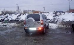 3 399 р. Бокс запасного колеса Off-Road  Chevrolet Niva  2123 (2009-2020), Лада 2123 (Нива Шевроле) (2002-2021), Лада Нива Трэвел (2021-2025) (Неокрашенный)  с доставкой в г. Кемерово. Увеличить фотографию 4