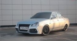 5 199 р. Передний бампер Fresh  Лада Приора ( 2170,  2171,  2172,  21728) (2007-2018) седан дорестайлинг, универсал дорестайлинг , хэтчбек дорестайлинг, купе дорестайлинг, купе рестайлинг, седан рестайлинг, универсал рестайлинг, хэтчбек рестайлин (Неокрашенный)  с доставкой в г. Кемерово. Увеличить фотографию 7