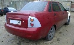 799 р. Задние вставки для модульной оптики M-VRS Лада Приора 2170 седан дорестайлинг (2007-2014)  с доставкой в г. Кемерово. Увеличить фотографию 2