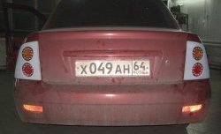 799 р. Задние вставки для модульной оптики M-VRS Лада Приора 2170 седан дорестайлинг (2007-2014)  с доставкой в г. Кемерово. Увеличить фотографию 4