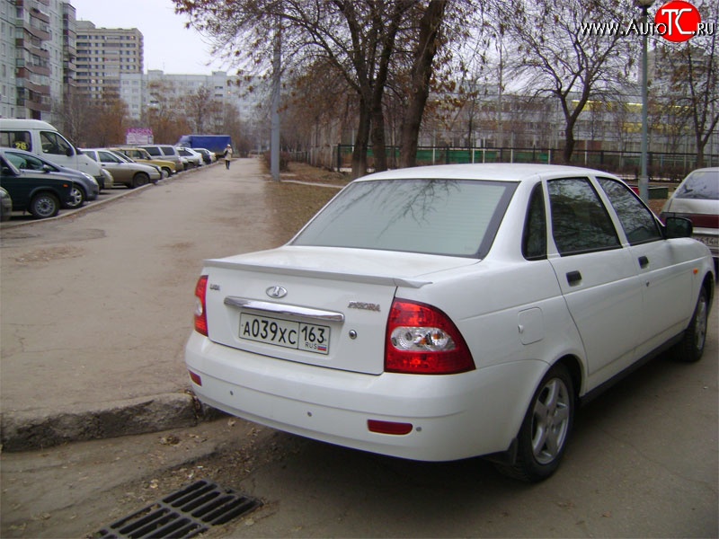 1 799 р. Спойлер Спорт-Классик Лада Приора 2170 седан дорестайлинг (2007-2014) (Неокрашенный)  с доставкой в г. Кемерово