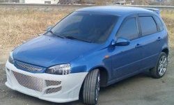 2 099 р. Передний бампер M-VRS Лада Калина 1119 хэтчбек (2004-2013) (Неокрашенный)  с доставкой в г. Кемерово. Увеличить фотографию 1