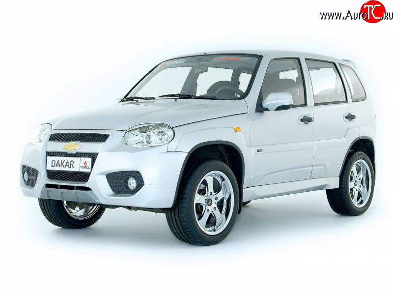 4 999 р. Передний бампер Dakar Chevrolet Niva 2123 дорестайлинг (2002-2008) (Неокрашенный)  с доставкой в г. Кемерово