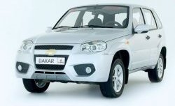 4 999 р. Передний бампер Dakar Chevrolet Niva 2123 дорестайлинг (2002-2008) (Неокрашенный)  с доставкой в г. Кемерово. Увеличить фотографию 2