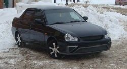 449 р. Реснички Карт  Лада Приора ( 2170,  2171,  2172,  21728) (2007-2018) седан дорестайлинг, универсал дорестайлинг , хэтчбек дорестайлинг, купе рестайлинг, седан рестайлинг, универсал рестайлинг, хэтчбек рестайлин (Неокрашенные)  с доставкой в г. Кемерово. Увеличить фотографию 2