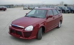 10 349 р. Передний бампер Матэ Cпорт  Лада Приора ( 2170,  2171,  2172,  21728) (2007-2018) седан дорестайлинг, универсал дорестайлинг , хэтчбек дорестайлинг, купе дорестайлинг, купе рестайлинг, седан рестайлинг, универсал рестайлинг, хэтчбек рестайлин (Неокрашенный)  с доставкой в г. Кемерово. Увеличить фотографию 2