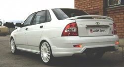1 189 р. Пороги накладки Lada Priora Sport Лада Приора 2172 хэтчбек дорестайлинг (2008-2014) (Неокрашенные)  с доставкой в г. Кемерово. Увеличить фотографию 2