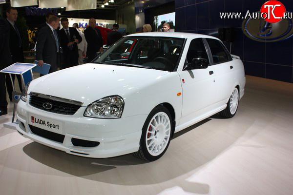1 189 р. Пороги накладки Lada Priora Sport Лада Приора 2172 хэтчбек дорестайлинг (2008-2014) (Неокрашенные)  с доставкой в г. Кемерово