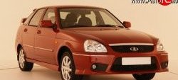 5 799 р. Передний бампер Торино Лада Приора 2172 хэтчбек дорестайлинг (2008-2014) (Неокрашенный)  с доставкой в г. Кемерово. Увеличить фотографию 2