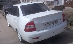 1 649 р. Лип спойлер Super-Style  Лада Приора  2170 (2007-2014) седан дорестайлинг (Неокрашенный)  с доставкой в г. Кемерово. Увеличить фотографию 3