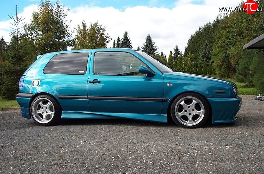 4 399 р. Пороги накладки Power Style Volkswagen Golf 3 (1991-1998)  с доставкой в г. Кемерово