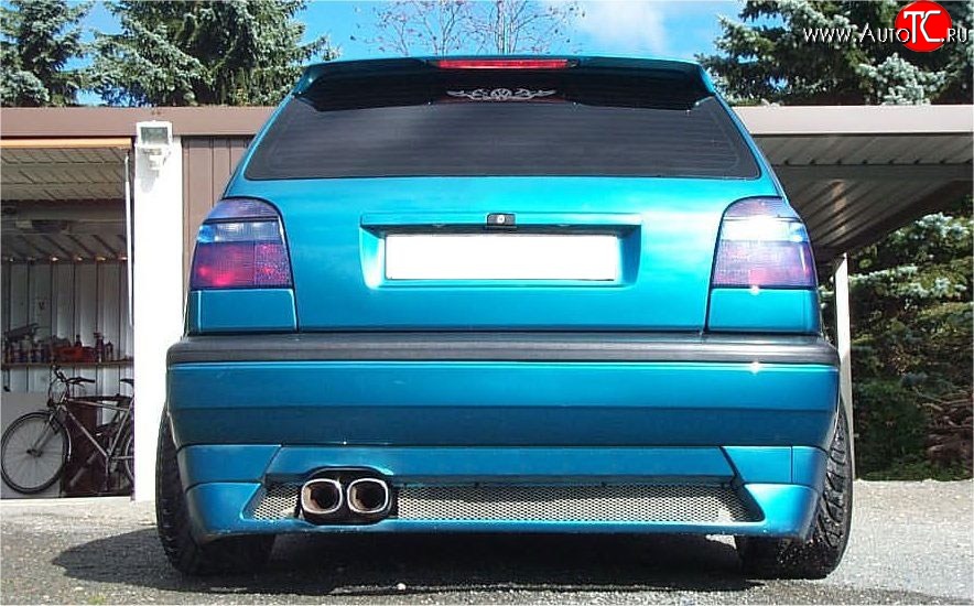 2 449 р. Козырёк Well на заднее лобовое стекло Volkswagen Golf 3 (1991-1998)  с доставкой в г. Кемерово