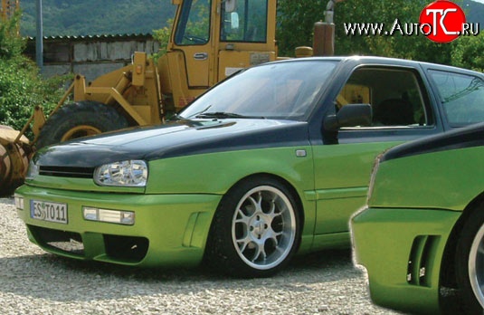 7 999 р. Передний бампер Well Volkswagen Vento A3 седан дорестайлинг (1992-1995)  с доставкой в г. Кемерово