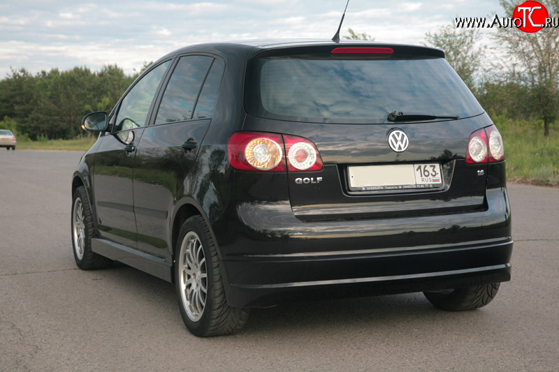 4 999 р. Накладка заднего бампера Снайпер  Volkswagen Golf Plus  5 (2004-2009) (Неокрашенная)  с доставкой в г. Кемерово