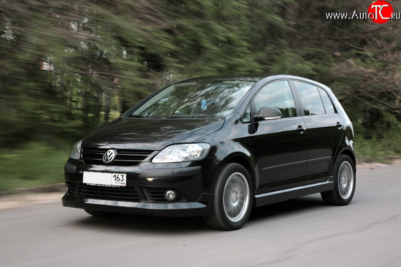 6 199 р. Накладка переднего бампера Снайпер  Volkswagen Golf Plus  5 (2004-2009) (Неокрашенная)  с доставкой в г. Кемерово