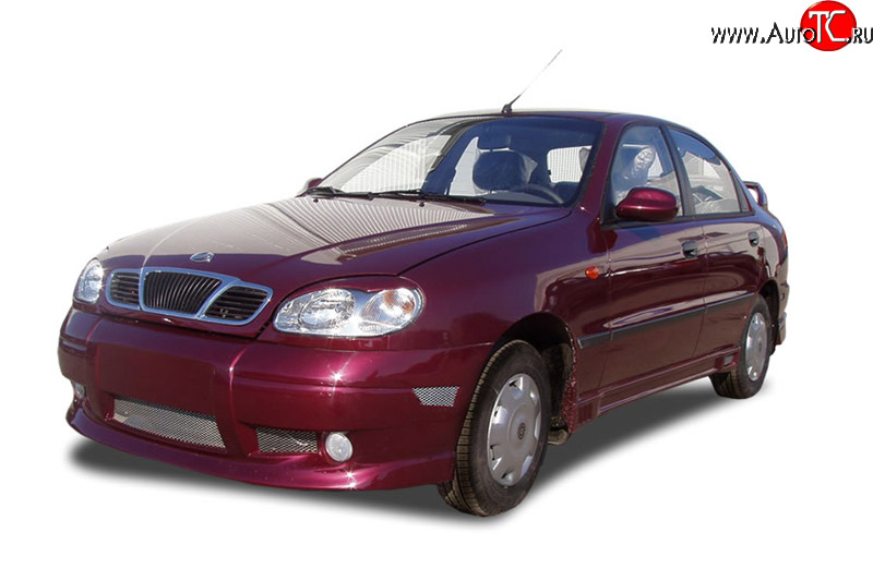 1 599 р. Пороги накладки Sprint Daewoo Lanos T100 дорестайлинг, седан (1997-2002) (Неокрашенные)  с доставкой в г. Кемерово