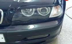 1 149 р. Реснички CarZone  BMW 3 серия  E46 (1998-2001) седан дорестайлинг (Неокрашенные)  с доставкой в г. Кемерово. Увеличить фотографию 3