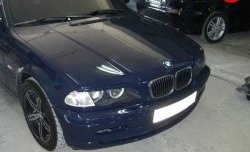1 149 р. Реснички CarZone  BMW 3 серия  E46 (1998-2001) седан дорестайлинг (Неокрашенные)  с доставкой в г. Кемерово. Увеличить фотографию 6