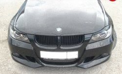 5 999 р. Накладка переднего бампера AC Shnitzer BMW 3 серия E90 седан дорестайлинг (2004-2008) (Неокрашенная)  с доставкой в г. Кемерово. Увеличить фотографию 3
