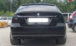 5 999 р. Накладка заднего бампера AC SHNITZER BMW 3 серия E90 седан дорестайлинг (2004-2008) (Неокрашенный)  с доставкой в г. Кемерово. Увеличить фотографию 2