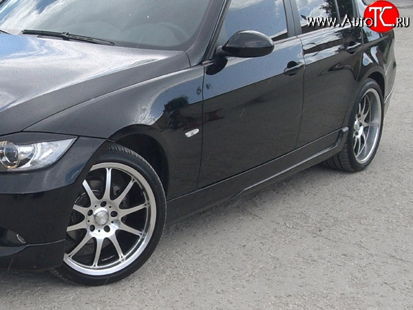 4 999 р. Пороги накладки AC Shnitzer BMW 3 серия E90 седан дорестайлинг (2004-2008) (Неокрашенные)  с доставкой в г. Кемерово