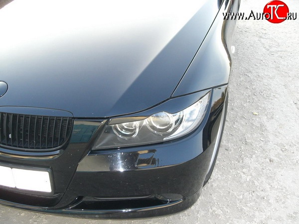 1 149 р. Реснички AC Shnitzer  BMW 3 серия ( E90,  E91) (2004-2012) седан дорестайлинг, седан рестайлинг, универсал рестайлинг (Неокрашенные)  с доставкой в г. Кемерово