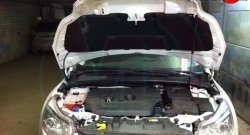 2 969 р. Упор капота Sport  Ford Focus  3 (2010-2019) универсал дорестайлинг, хэтчбэк дорестайлинг, седан дорестайлинг, седан рестайлинг, универсал рестайлинг, хэтчбэк рестайлинг  с доставкой в г. Кемерово. Увеличить фотографию 3
