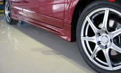 5 399 р. Пороги накладки Mugen Honda Civic FD седан дорестайлинг (2005-2008) (Неокрашенные)  с доставкой в г. Кемерово. Увеличить фотографию 1