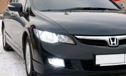 1 149 р. Реснички Mugen  Honda Civic  FD (2005-2011) седан дорестайлинг, седан рестайлинг (Неокрашенные)  с доставкой в г. Кемерово. Увеличить фотографию 7