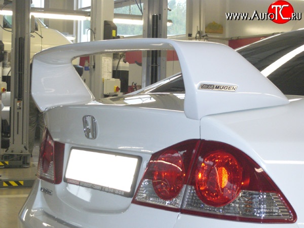 10 699 р. Антикрыло Mugen Honda Civic FD седан дорестайлинг (2005-2008) (Неокрашенный)  с доставкой в г. Кемерово