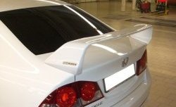 10 699 р. Антикрыло Mugen Honda Civic FD седан дорестайлинг (2005-2008) (Неокрашенный)  с доставкой в г. Кемерово. Увеличить фотографию 4