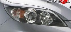 859 р. Реснички Style V2  Mazda 3/Axela  BK (2006-2009) рестайлинг, хэтчбэк (Неокрашенные)  с доставкой в г. Кемерово. Увеличить фотографию 2