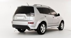 4 099 р. Клыки на задний бампер Centre Tuning Mitsubishi Outlander XL (CW)  дорестайлинг (2005-2009) (Неокрашенная)  с доставкой в г. Кемерово. Увеличить фотографию 1