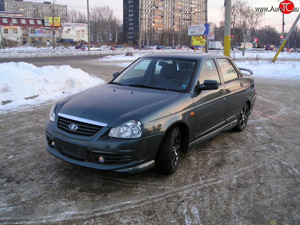 10 349 р. Передний бампер Матэ  Лада Приора ( 2170,  2171,  2172,  21728) (2007-2018) седан дорестайлинг, универсал дорестайлинг , хэтчбек дорестайлинг, купе дорестайлинг, купе рестайлинг, седан рестайлинг, универсал рестайлинг, хэтчбек рестайлин (Неокрашенный)  с доставкой в г. Кемерово