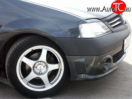 699 р. Реснички Smart  Renault Logan  1 (2004-2010) дорестайлинг (Неокрашенные)  с доставкой в г. Кемерово