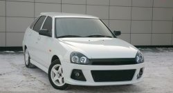 4 849 р. Передний бампер Снайпер WRC  Лада Приора ( 2170,  2171,  2172,  21728) (2007-2018) седан дорестайлинг, универсал дорестайлинг , хэтчбек дорестайлинг, купе дорестайлинг, купе рестайлинг, седан рестайлинг, универсал рестайлинг, хэтчбек рестайлин (Неокрашенный)  с доставкой в г. Кемерово. Увеличить фотографию 2