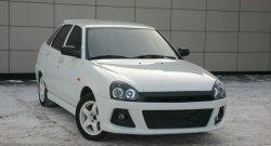 4 849 р. Передний бампер Снайпер WRC  Лада Приора ( 2170,  2171,  2172,  21728) (2007-2018) седан дорестайлинг, универсал дорестайлинг , хэтчбек дорестайлинг, купе дорестайлинг, купе рестайлинг, седан рестайлинг, универсал рестайлинг, хэтчбек рестайлин (Неокрашенный)  с доставкой в г. Кемерово. Увеличить фотографию 3