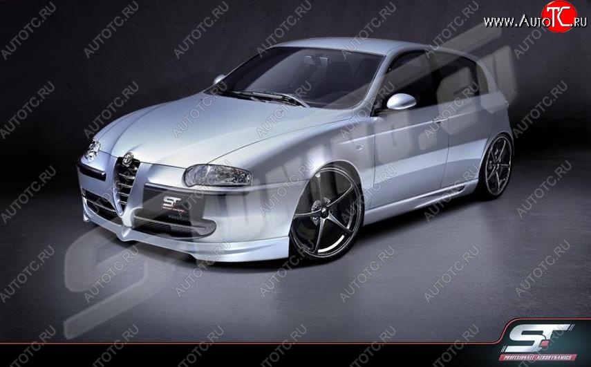 13 299 р. Накладка на передний бампер ST Alfa Romeo 145 930A дорестайлинг (1994-1999)  с доставкой в г. Кемерово