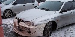 13 499 р. Передний бампер CT v2 Alfa Romeo 156 932 дорестайлинг, седан (1996-2002) (Неокрашенный)  с доставкой в г. Кемерово. Увеличить фотографию 3