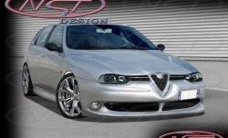 28 999 р. Передний бампер NST v2  Alfa Romeo 156  932 (1996-2003) дорестайлинг, седан, дорестайлинг, универсал, 1 рестайлинг, седан, 1 рестайлинг, универсал  с доставкой в г. Кемерово. Увеличить фотографию 1