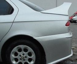 9 649 р. Задний бампер CT Alfa Romeo 156 932 дорестайлинг, седан (1996-2002) (Неокрашенный)  с доставкой в г. Кемерово. Увеличить фотографию 3