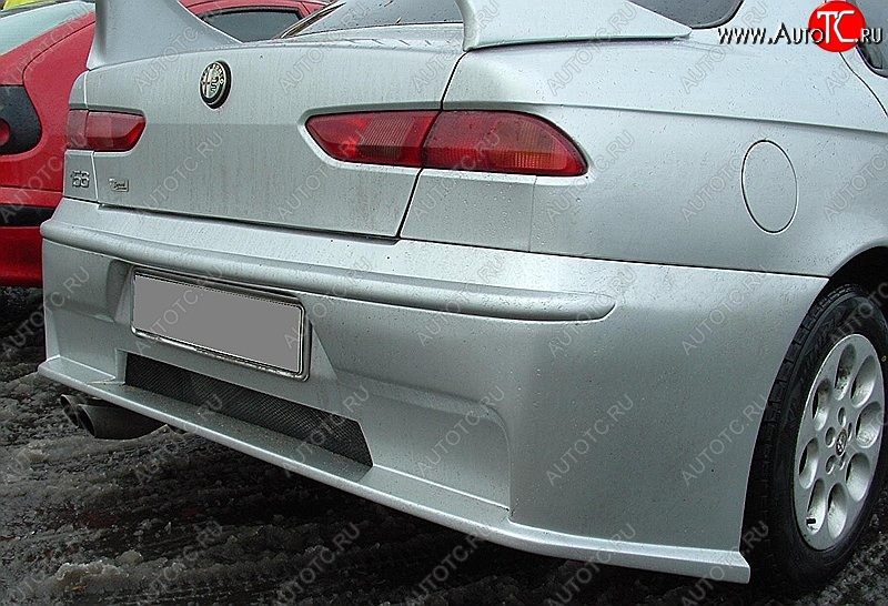 9 649 р. Задний бампер CT Alfa Romeo 156 932 дорестайлинг, седан (1996-2002) (Неокрашенный)  с доставкой в г. Кемерово